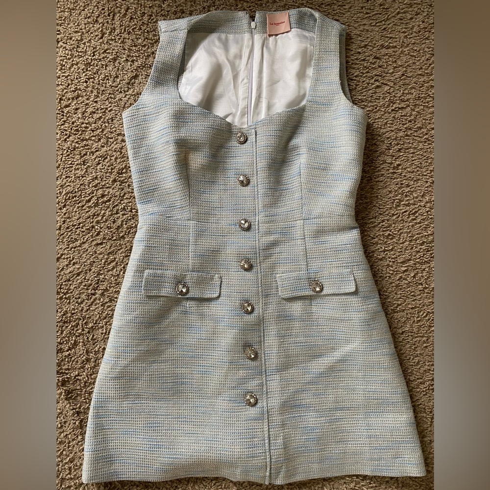 La Semaine Paris blue dress (size 42)